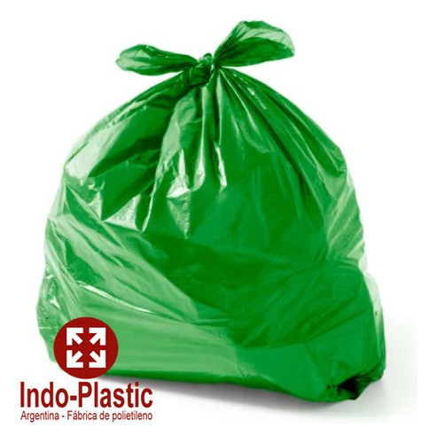 Bolsas De Residuos Verdes 50x70 30micrones X100 Unidades 1