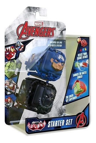 Battle Cubes Marvel Avengers Capitão América X Pantera Negra 0