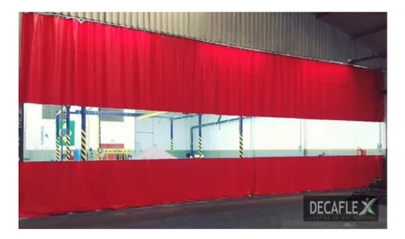 Cortina Cabine Pintura C/ilhós 4,5(l)x2,5(a) Frete Incluso 1