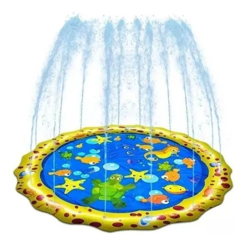 Alfombra De Agua Pulverizada Niños Bebes Inflable 0