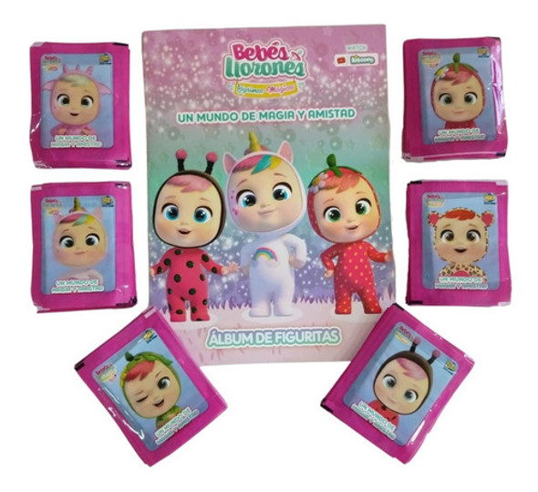 Album Cry Babies 2021 - Pack X 80 Sobres + Album - (sd) 0