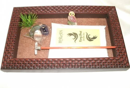 Jardim Zen Retangular Trabalhado Tabaco G - Me5894-02 0