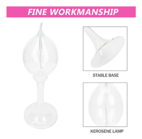 Lâmpada De Óleo De Mesa Decoração De Lâmpada De Óleo De Vidr 1