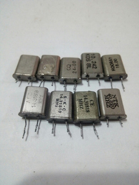 Lote De 9 Cristales De Varias Frecuencias .......... 0
