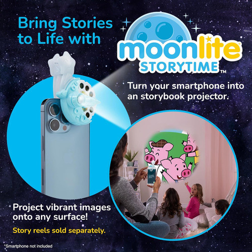 Proyector De Cuentos Móvil Interactivo Para Niños Blanco 1