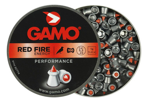 Chumbinho Barato Gamo Munição 5.5 Gamo Red Fire Lata 100un. 0