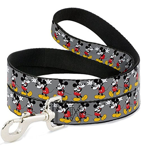 Disney Mickey Mouse Wgafas Plantea Gris Correa Del Perro 10 0