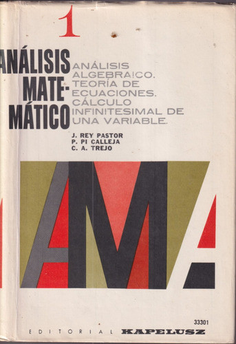 Analisis Matematico 1 Rey Pastor 0