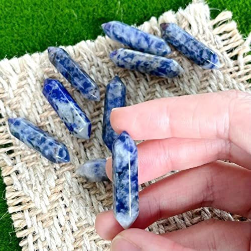 Piedras De Quarzo Pendulo Sodalite Blanco Az 10u De  33x10mm 1