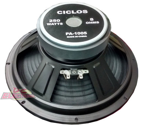 Parlante 10 Ciclos 300w Woofer Pa-1005 Apto Para Instrumento 0