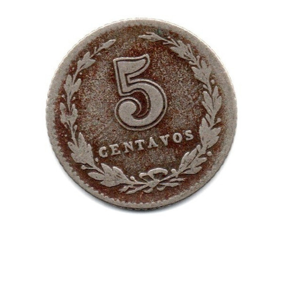 Moneda Argentina 5 Centavos Niquel Año 1903 Muy Lindo 1