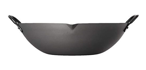 Yoshikawa 89915-4 Wok Canton De Acero Negro, 14 In, 1