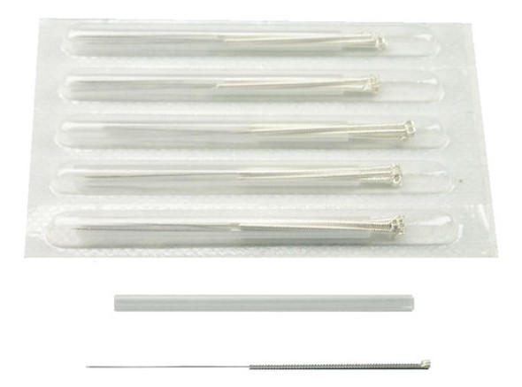 Agujas Para Acupuntura - Mango Chino- 1 Aplicador C/5 Agujas 0