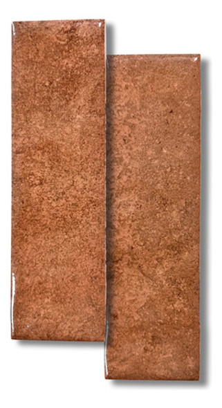 Cerámica Revestimiento Pared Ladrillo 7,5x25cm Terracota 0