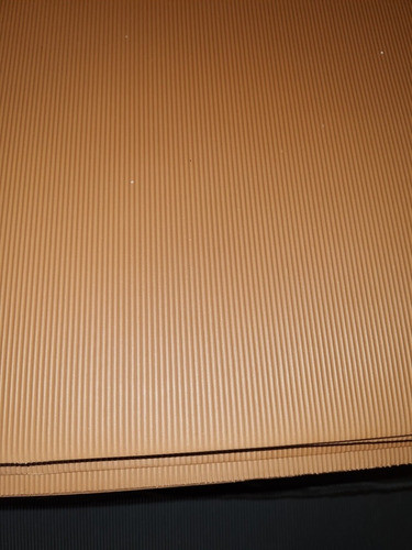 Plancha De Goma Eva Rayada 88cm.x 145cm En 3mm Beige 0