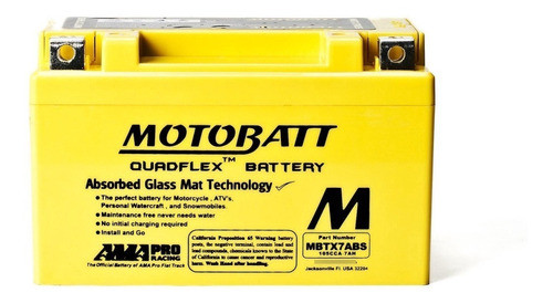 Bateria Motobatt Quadflex Gilera Vc 200 Cc 1