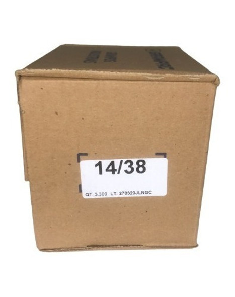 Grampo P/ Grampeador Pneumático 14/38 Caixa 3.300 Unidades 1