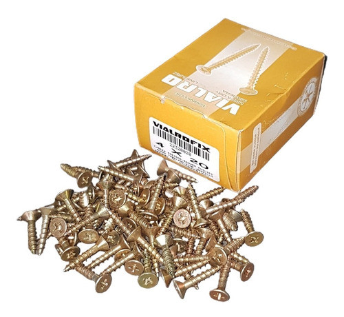 Tornillo Fix Autoperforante Madera 4,0 X 20 Caja X 200 Unid. 0