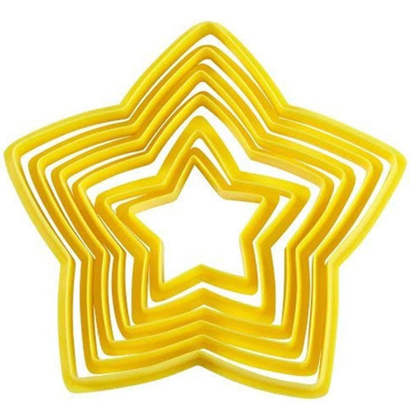 Wilton Juego De 6 Cortadores De Estrella Anidables 0
