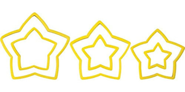Wilton Juego De 6 Cortadores De Estrella Anidables 1