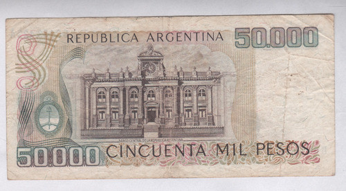 Billete Argentina - Reposicion 50000 Pesos - Año 1979 B 2500 1