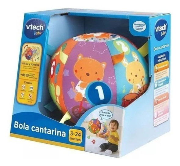 Pelota Para Bebé Bola Cantarina Vtech Nueva Didáctica Música 0
