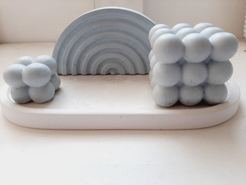 Set Bandeja Decorativo Dormitorio Infantil Bebe Nordico Boho 1