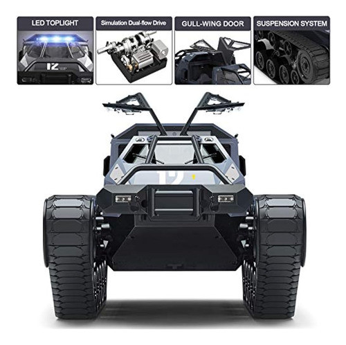 Rastreador De Control Remoto, Tanque Todoterreno A Escala 1: 1