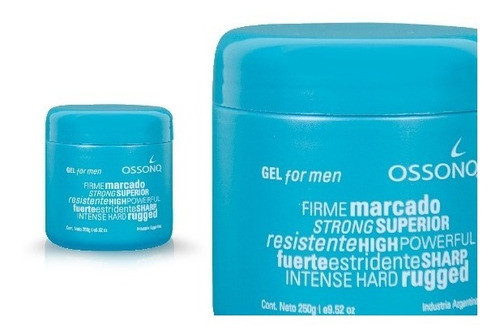 Gel For Men Ossono Powerfull Extra Fijacion X 250 Gr Envíos 0