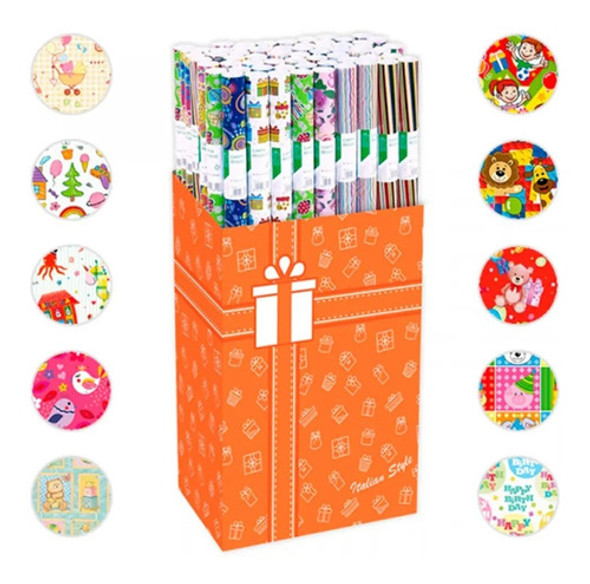 Papel De Regalo Hoja 100x70cm Varios Diseños Infantil Febo 0
