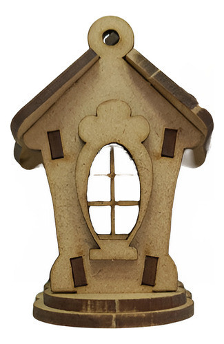 Casita P.o Natalina , Mdf 3 Mm Cod 2810 0