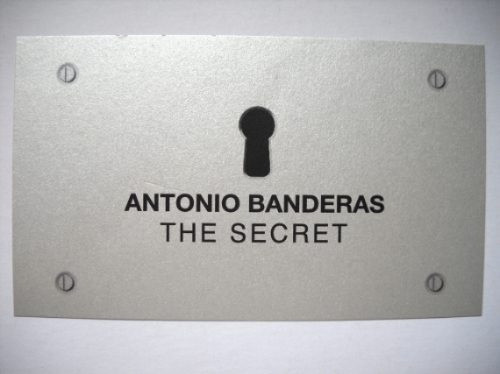 Antonio Banderas The Secret Tarjeta Invitacion De Coleccion 0