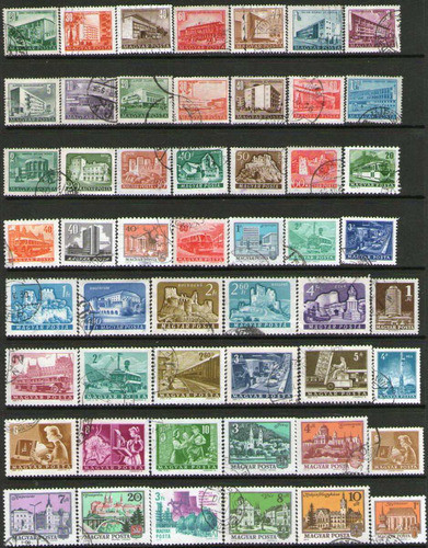 Hungría +100 Diferentes Sellos Años 1951-87 = Muy En Precio 0