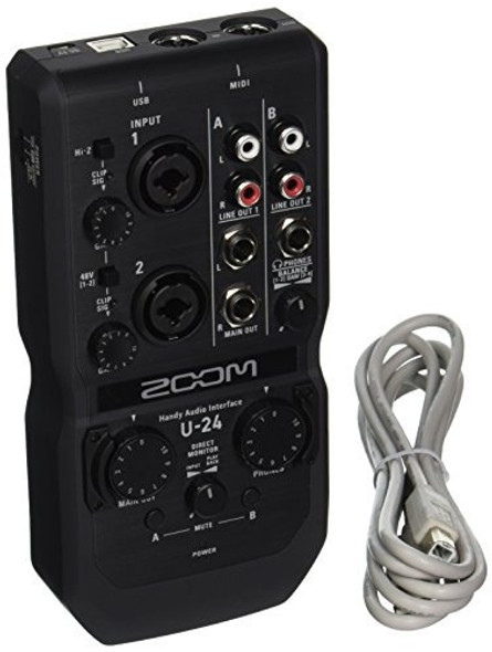 Zoom U 24 Channel Audio Interfacemusical Instruments 0