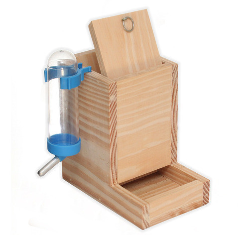 Dispenser 3x1 Para Hamster Comedouro Bebedouro Porta Feno 0