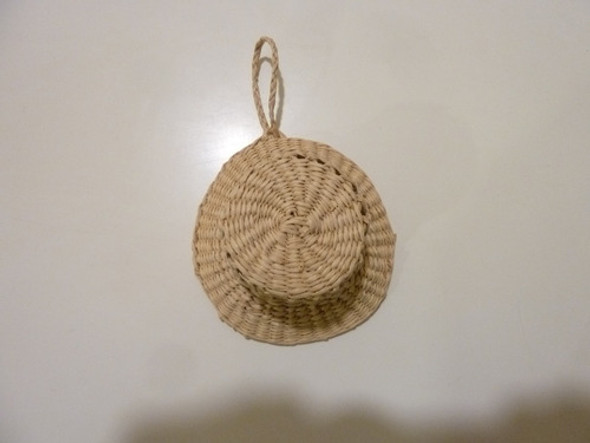 Sombrero Adorno De Paja Toquilla De Panamá, 8 Cm Diametro 0