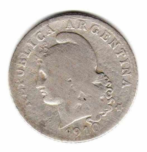 Monedas Argentina Niquel 20 Centavos Año 1910 Oferta 0
