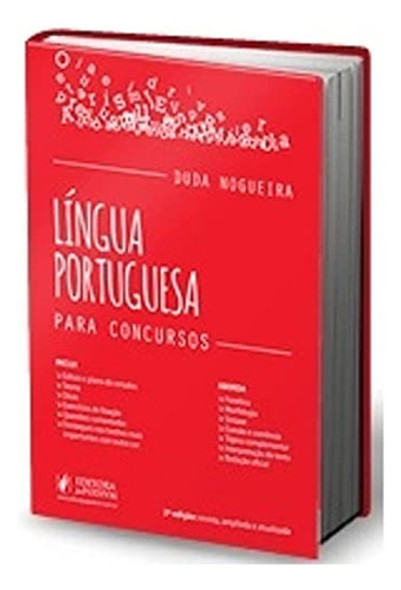 Língua Portuguesa Para Concursos De Duda Nogueira Pela Juspodivm (2015) 0