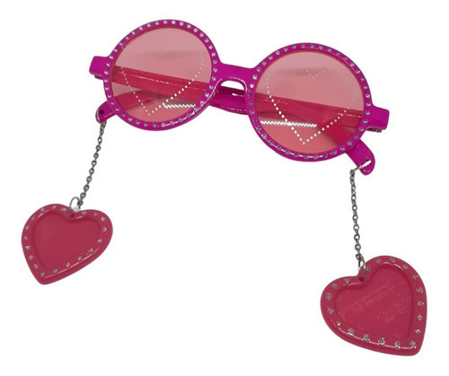 Combo Anteojos Strass Colgante Corazon X6 Fiestas Cotillon 1