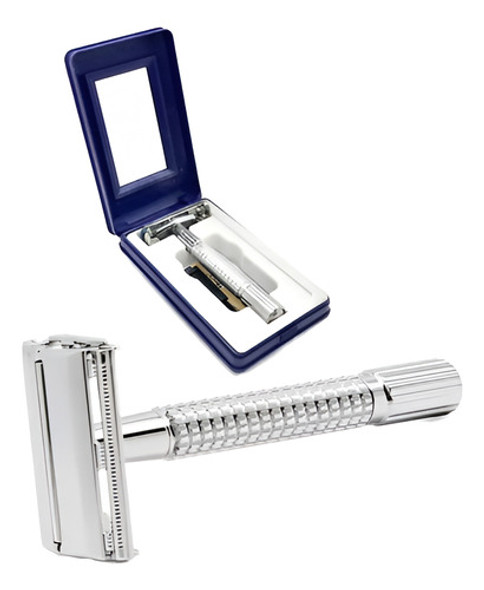 Máquina De Afeitar Metálica + 50 Hojas Gillette 0 Máquina De Afeitar Metálica + 50 Hojas Gillette 0