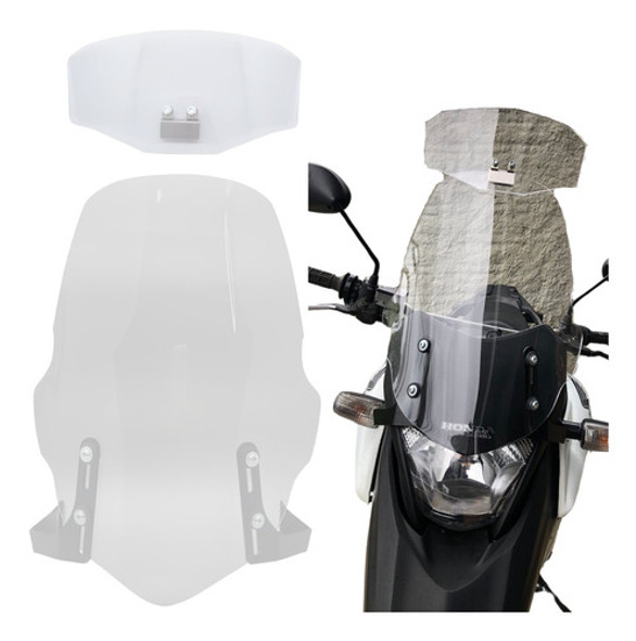 Bolha Parabrisa Xre 300 Ate Ano 2018 + Defletor - Cristal 0