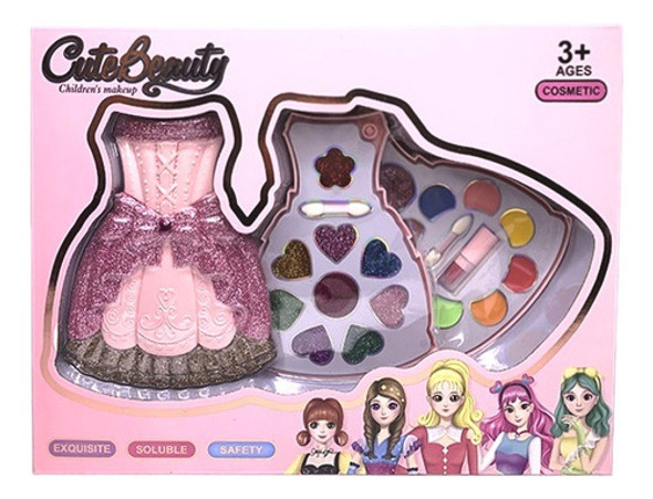 Pinturita Maquillaje Petaca En Caja 2 Pisos. 0