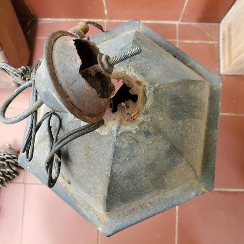 Farol Colonial Hexagonal Para Reparar 1