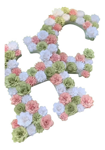 Letras Con Flores Cumple.decoracion 0