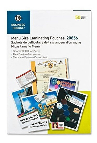 Menu Fundas Para Plastificar (50 Por Caja) 1