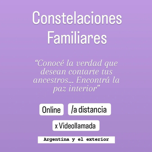 Pack: Constelaciónes Familiares + Reiki + Lectura De Tarot 1