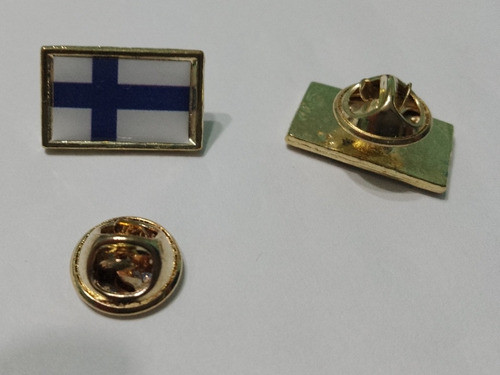 Pins Bandera Finlandia De 2 Cms X 2 Unidades 0