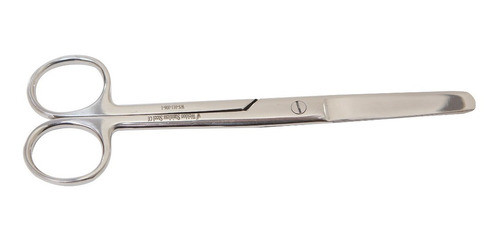 Tesoura Cirúrgica Romba/romba Reta 14,5 Cm Unidade Aço Inox 1
