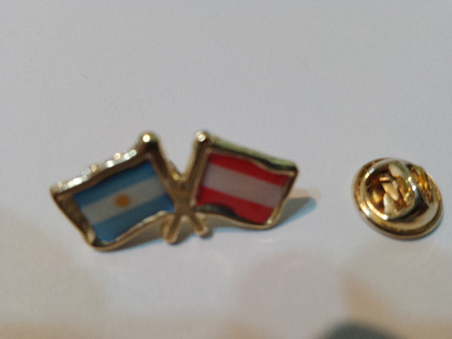 Pins Bandera Argentina Con Austria De 2 Cms 0