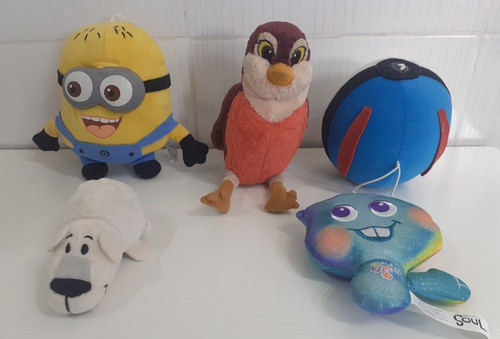 Lote De 5 Muñecos -minion -pokebola -robin -flipazoo -soul 1